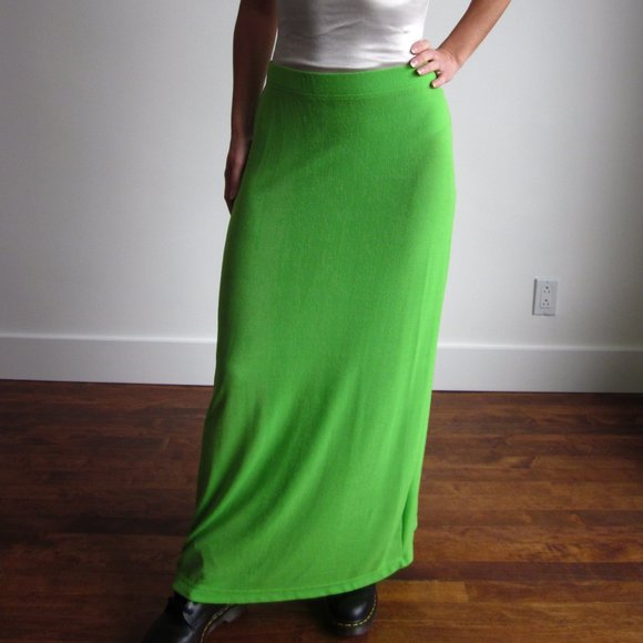 Digol Digol - Lime Green Maxi Skirt Set - Picture 9 of 13
